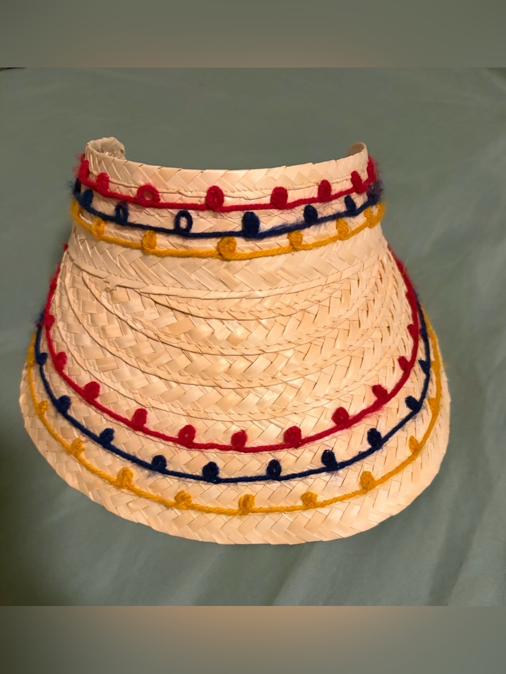 Brixton Bondi 100% Palm Straw Visor Hat